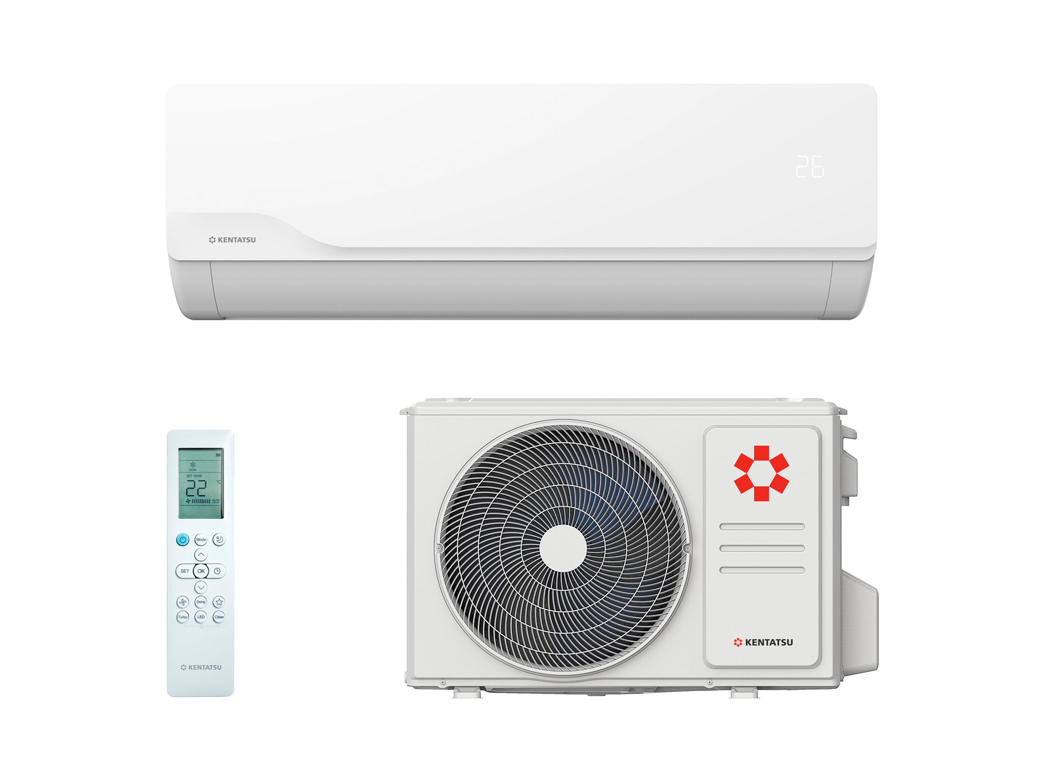 Kentatsu Кумо Инвертор (Kumo Inverter)KSGKU26HZRN1/KSRKU26HZRN1